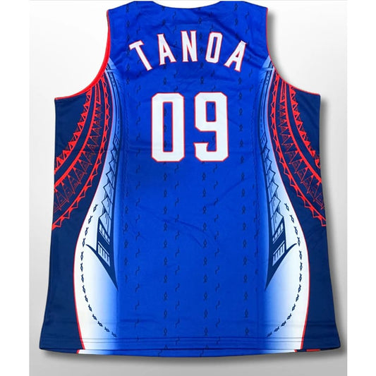 Tanoa vasea basketball vest – size m – royal blue | tm1903 - sports uniforms sports