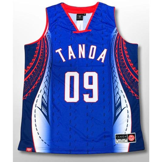Tanoa vasea basketball vest – size m – royal blue | tm1903 - sports uniforms sports