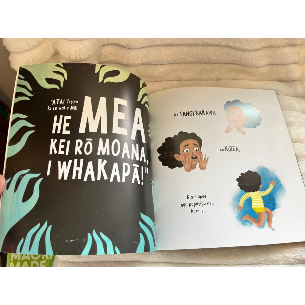 Nga mea kei ro moana e whakapae mai ana! By linda jane keegan - print books printed media