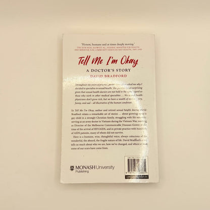 Tell me i’m okay a doctor’s story by david bradford - print books printed media