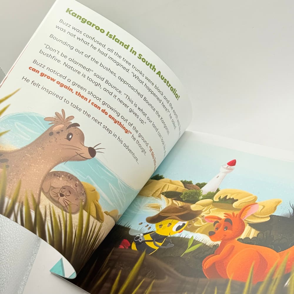 The adventures of buzz down under by busy bees & lilly lalla - print books what’s new printed media