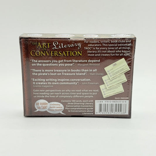 The art of literary conversation – card game - card games what’s new toys
