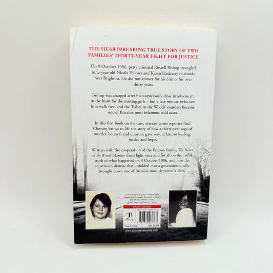 The babes in the woods murders by paul cheston a 30-year fight for justice - print books what’s new printed media