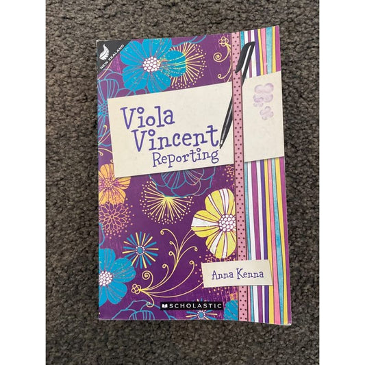 Viola vincent reporting - anna kenna - print books book - condition: used - fiction printed media