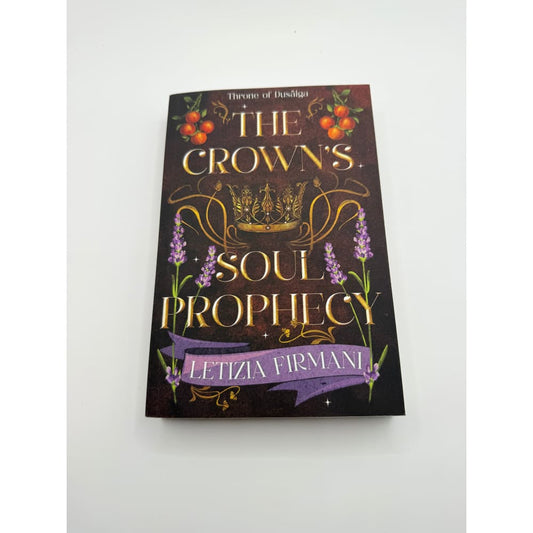 The crown’s soul prophecy by letizia firmani - print books printed media