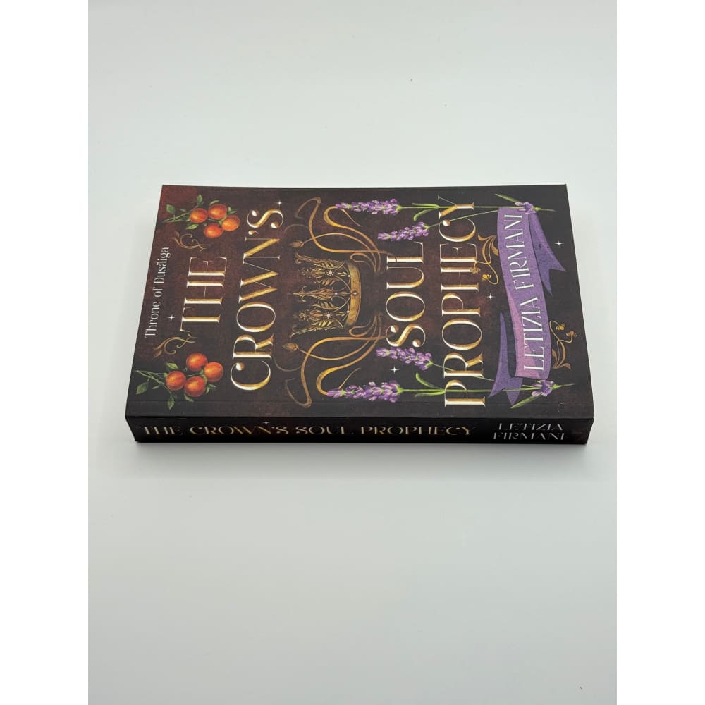 The crown’s soul prophecy by letizia firmani - print books printed media