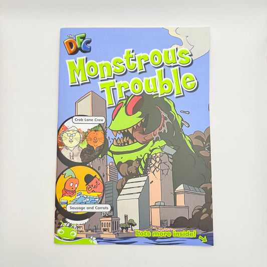 The dfc monstrous trouble (crab lane crew & sausage and carrots) - comic books printed media