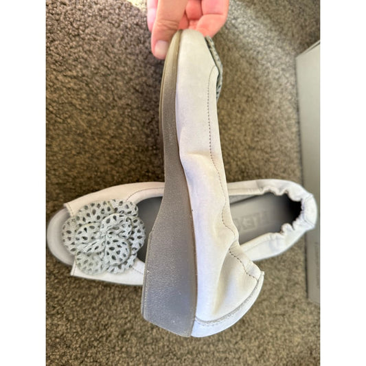 The flexx floral ballet flats – size 8 | soft leather comfort with feminine flair - flats women’s shoes