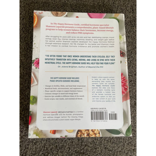 The happy hormone guide by shannon leparski - books printed media