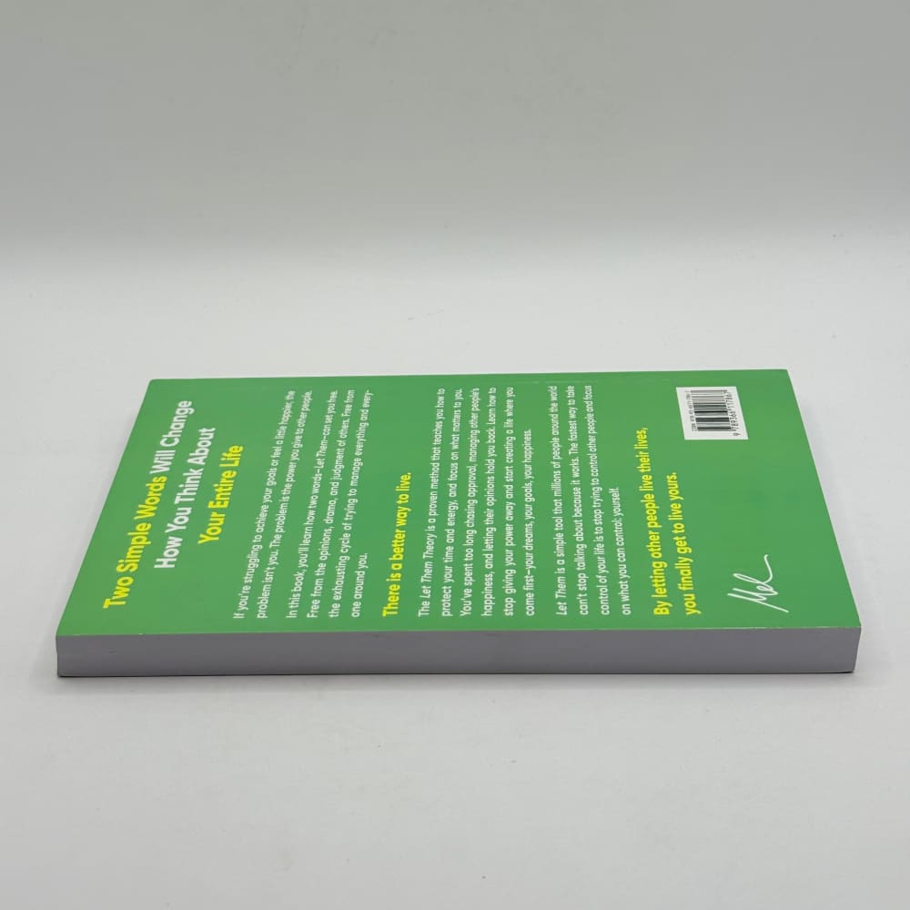 The let them theory by mel robbins - print books