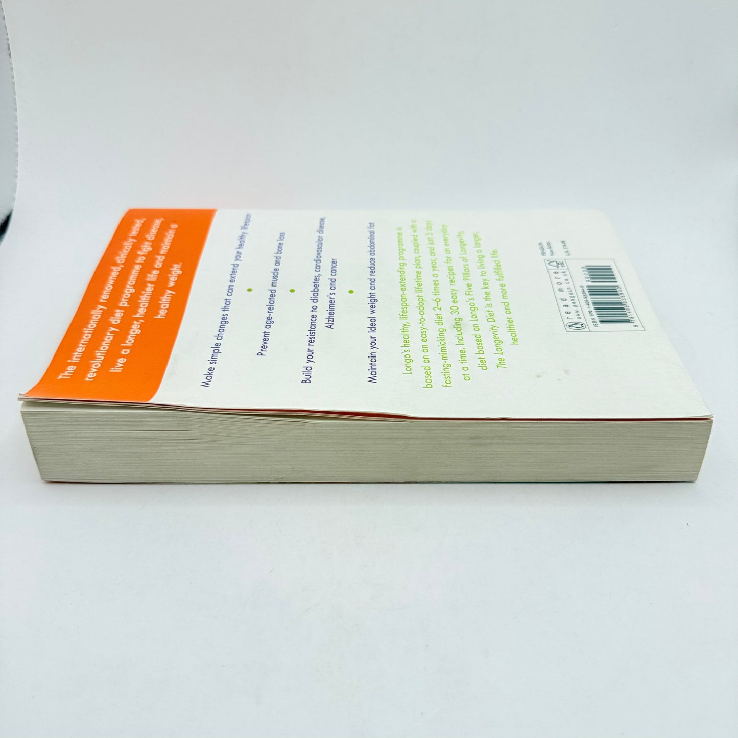 The longevity diet by dr valter longo phd - print books condition: used