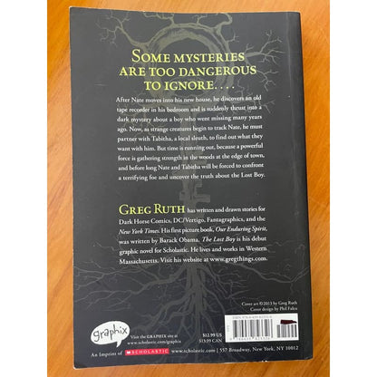 The lost boy - greg ruth (graphic comic for 8-12y) - print books book - children’s - condition: used - literature