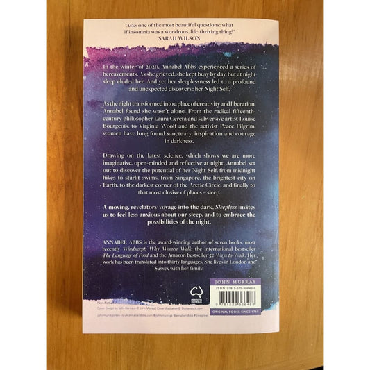Sleepless: discovering the power of the night self - print books book - psychology - self-help printed media