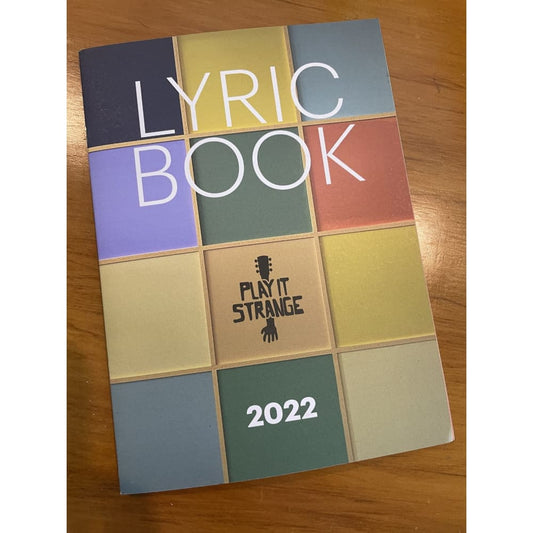 Play it strange lyric book 2022 - print books book habit product