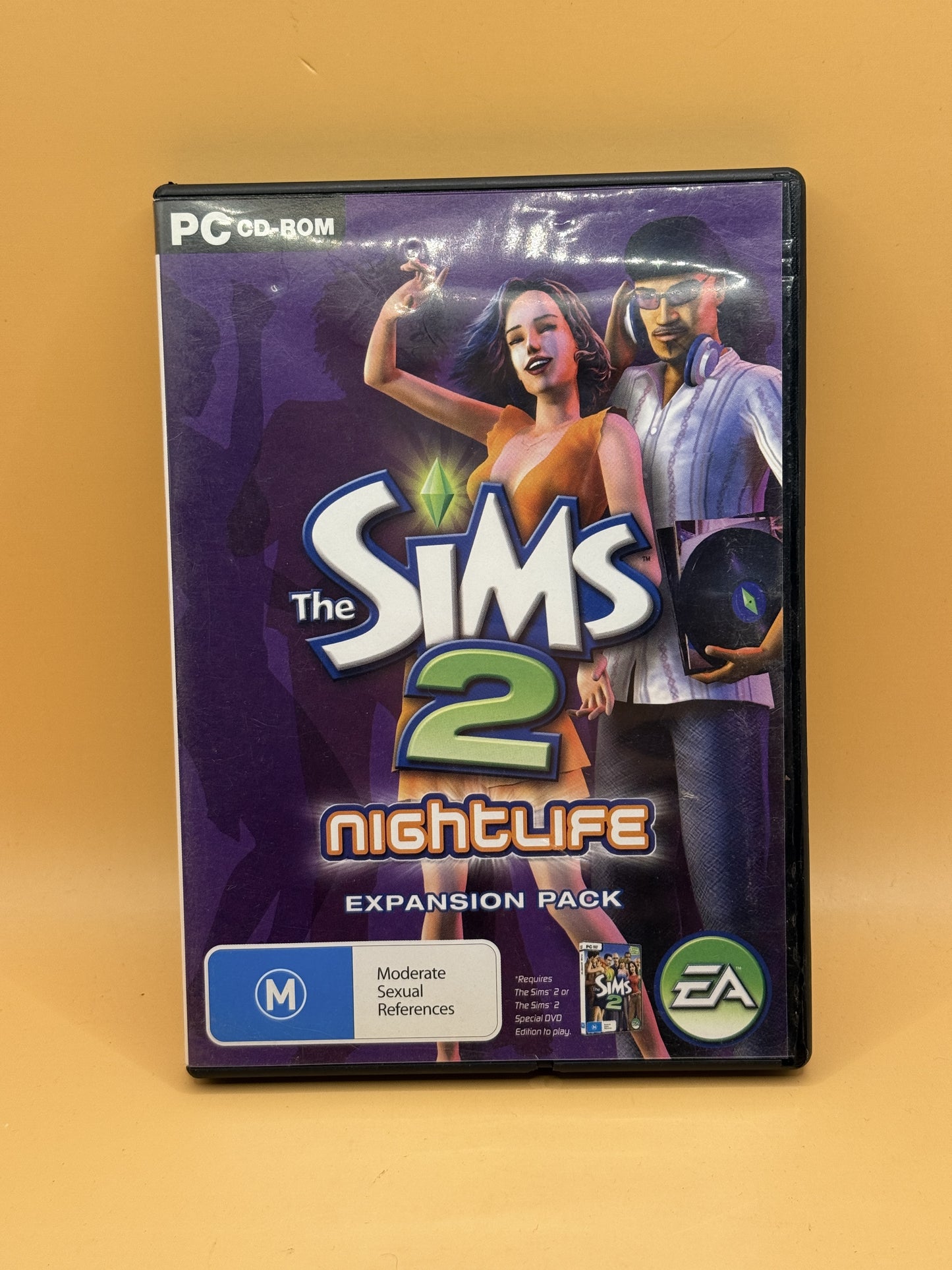 The Sims 2 Nightlife Expansion Pack PC CD-ROM front cover