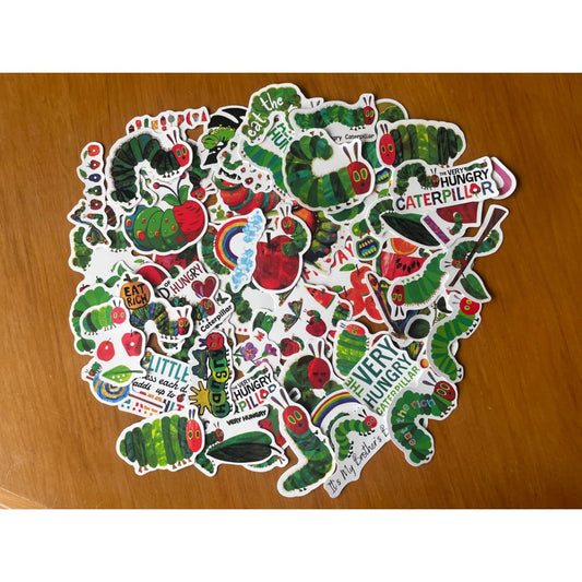 The very hungry caterpillar decal collection - 50pc - labels & tags crafts