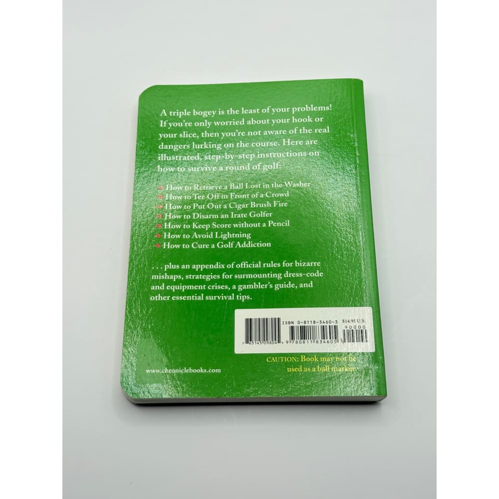 The worst-case scenario survival handbook: golf by joshua piven david borgenicht and james grace - print books printed