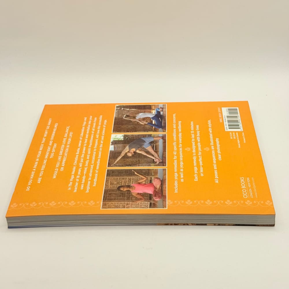 The yoga healer: remedies for the body mind and spirit by christine burke - print books condition: used printed media