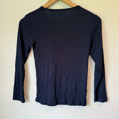 thermo V-Neck School Thermal - Navy - Size 10 YR
