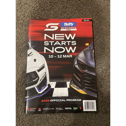 Newcastle 500 2023 official program - print books book - books non fiction - magazines - sports printed media