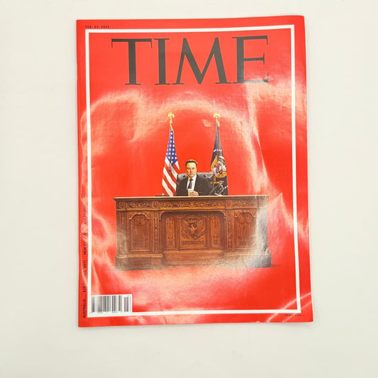 Time magazine - february 24 2025 - consumer magazines printed media