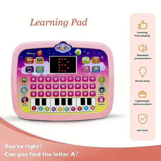 Pink interactive learning pad - educational toys toys