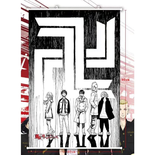 Anime 90x60cm wall scroll – tokyo revengers – brand new & ready to hang - 1 - posters anime - poster anime