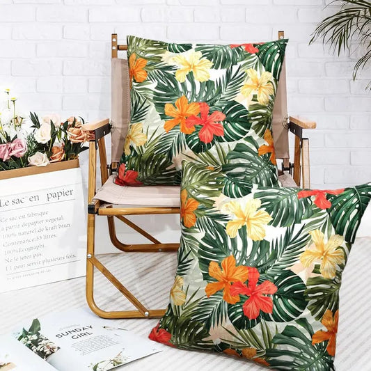 2x hawaian 45x45cm cushion covers - chair & sofa cushion covers home&living materials