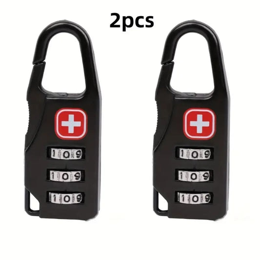 2-pack tsa padlocks - luggage straps home&living materials