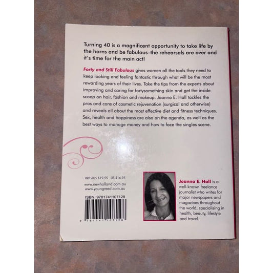 40 and still fabulous: how to look and feel great - joanna e. Hall - print books book - condition: used - health