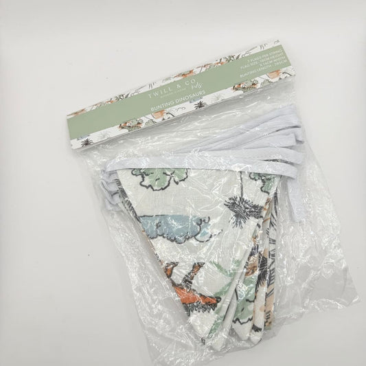 Twill & co. Kids bunting dinosaurs - 280cm length - banners