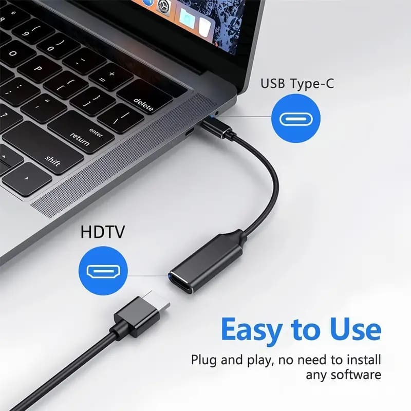 Type-c to hdmi adapter - hdmi cables electronics & accessories electronics