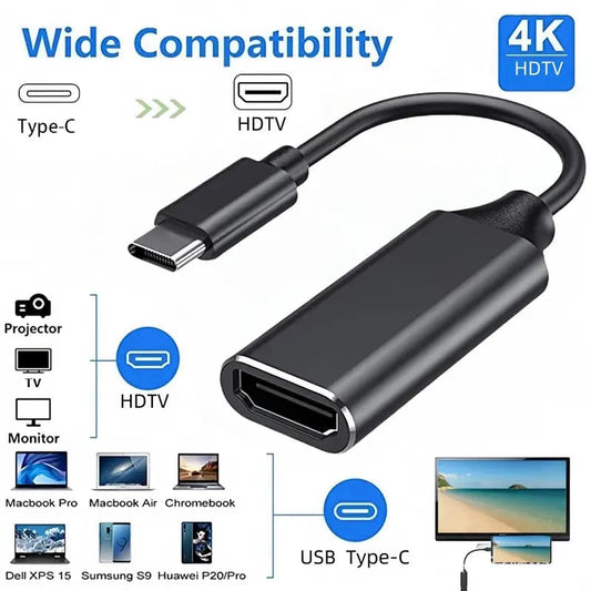 Type-c to hdmi adapter - hdmi cables electronics & accessories electronics