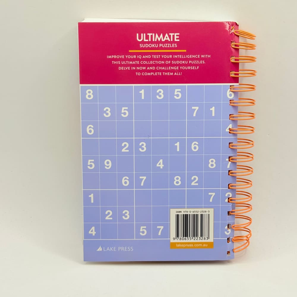 Ultimate sudoku puzzles - print books what’s new printed media
