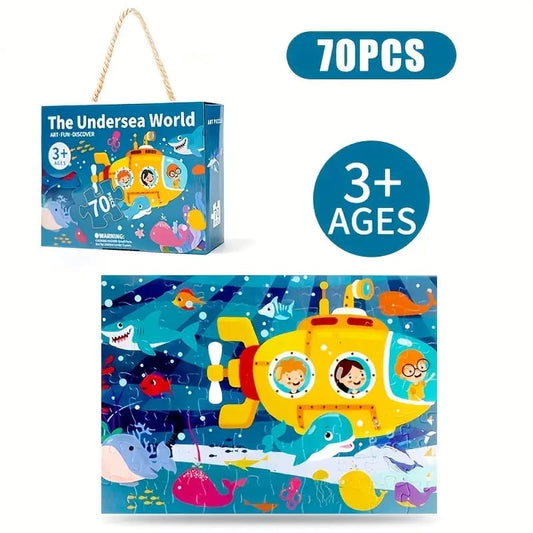 The undersea world 70pc floor puzzle - puzzles toys