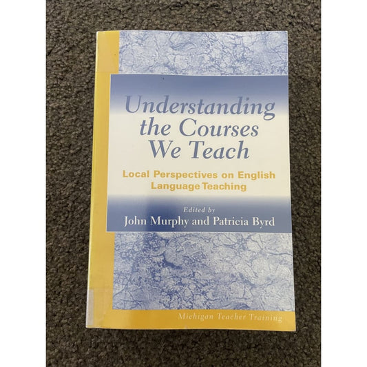 Understanding the courses we teach: local perspectives on english language - print books book - condition: used