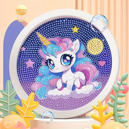 Kid’s unicorn beginners diamond art kit starlight unicorn - toy craft kits crafts
