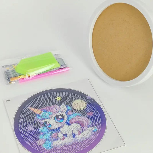 Kid’s unicorn beginners diamond art kit starlight unicorn - toy craft kits crafts