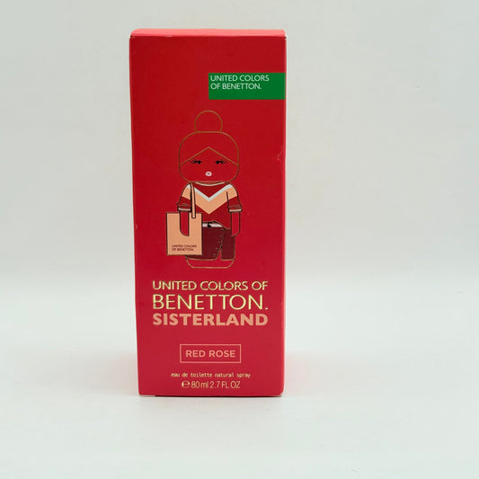 United colors of benetton. Sisterland red rose eau de toilette 80ml - eaux de toilette health and wellness