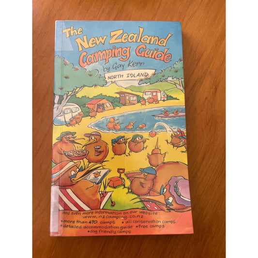 The new zealand camping guide: north island by gay kerr - print books book - condition: used - guide - travel printed