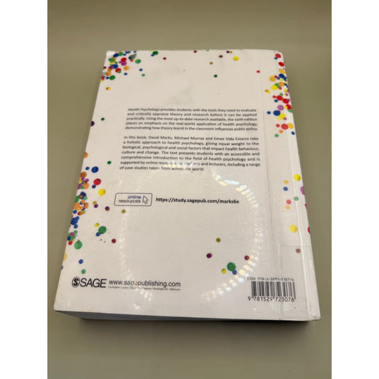 Health psychology: theory research and practice (6th edition) - e-books condition: used printed media