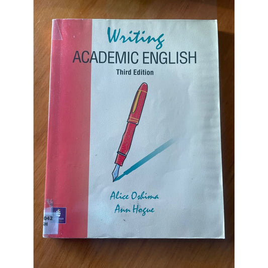 Writing academic english: third edition - alice oshima & ann hogue - print books book - condition: used - education