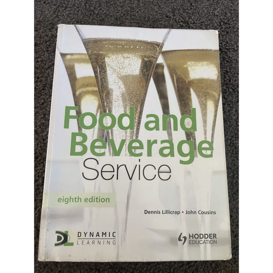 Food and beverage service: eighth edition - print books book - condition: used - food & beverage printed media