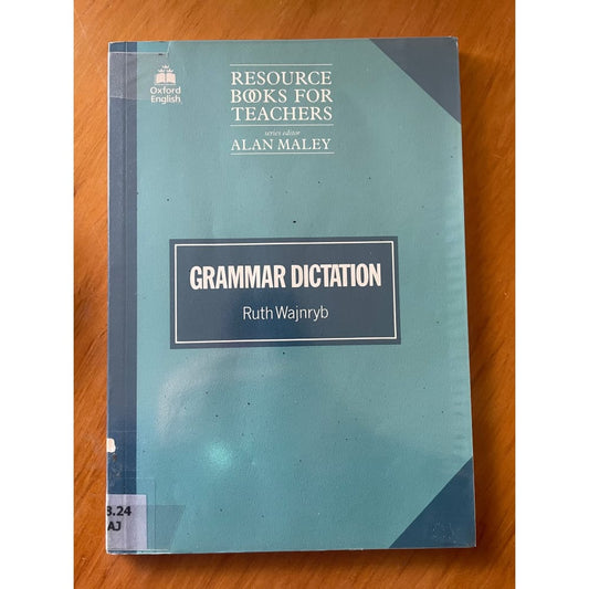 Grammar dictation - ruth wajnryb - print books book - communication - condition: used - education - educational printed