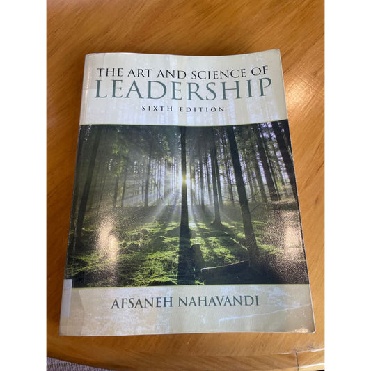 The art and science of leadership - print books book - business - condition: used - leadership printed media