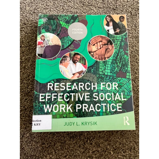 Research for effective social work practice by judy l. Krysik - books condition: used printed media