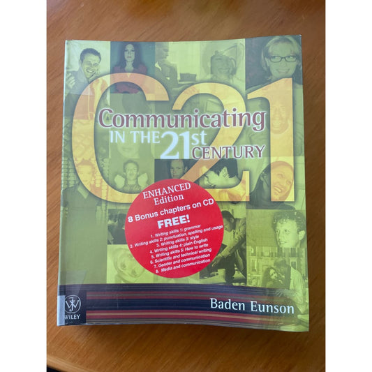 Communicating in the 21st century - print books book - communication - condition: used - non-fiction printed media