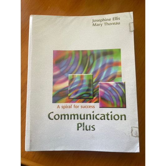 Communication plus - a spiral for success - print books book - communication - condition: used - education printed media