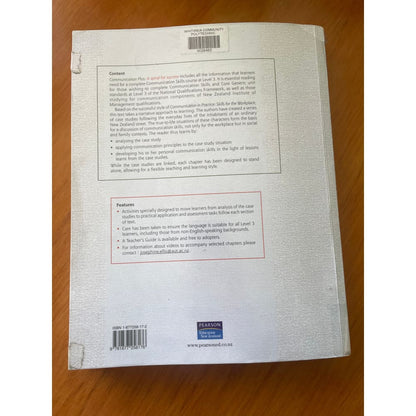 Communication plus - a spiral for success - print books book - communication - condition: used - non-fiction printed
