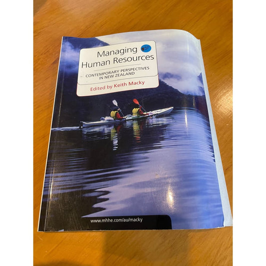 Managing human resources - edited by keith macky - print books accounting - book - business - condition: used printed